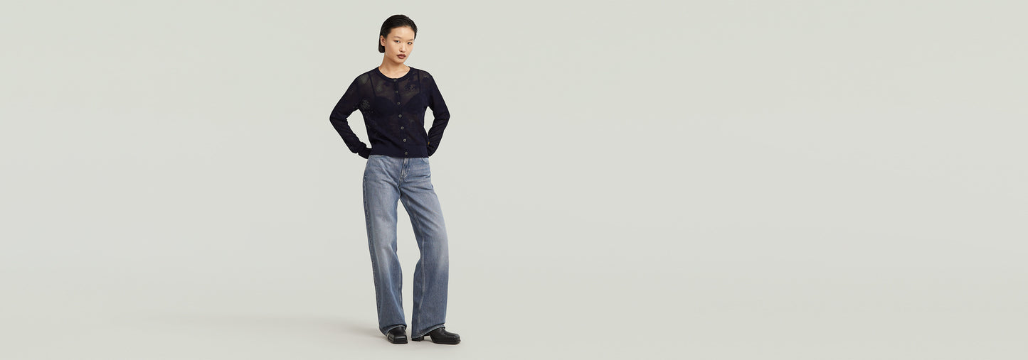 Pointelle Cardi Knit
