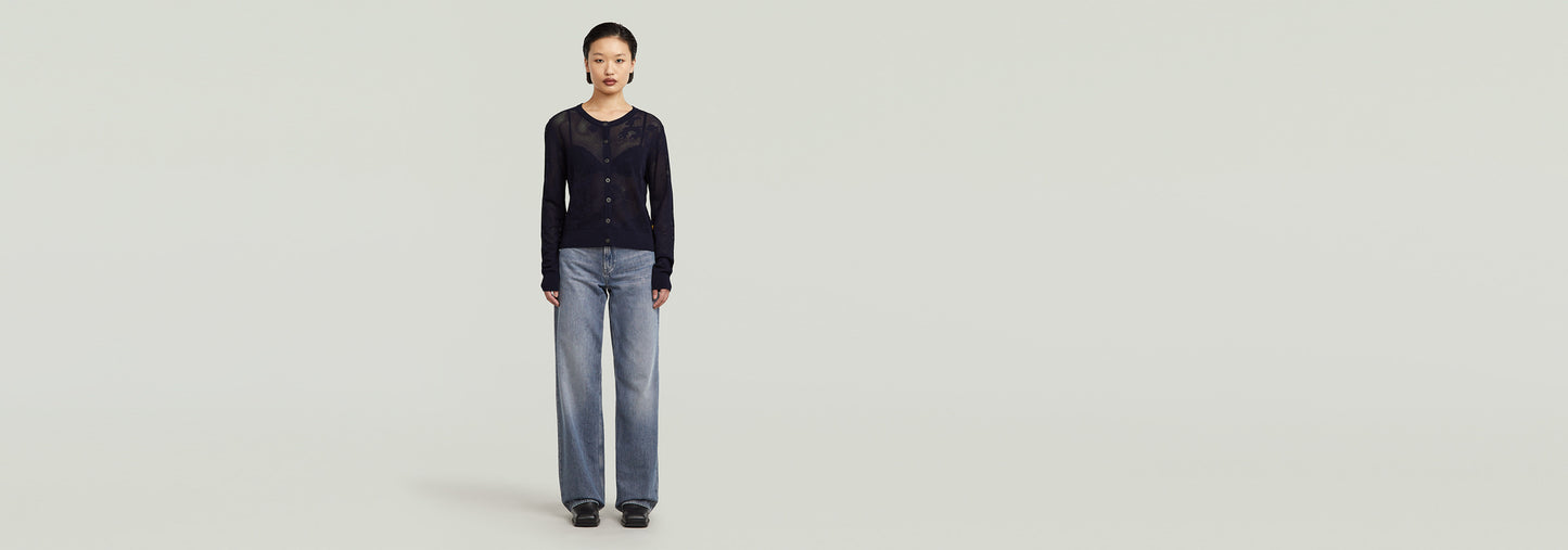 Pointelle Cardi Knit