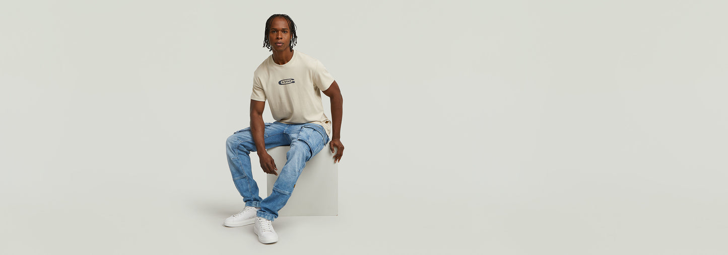 Rovic Zip Regular Tapered Denim