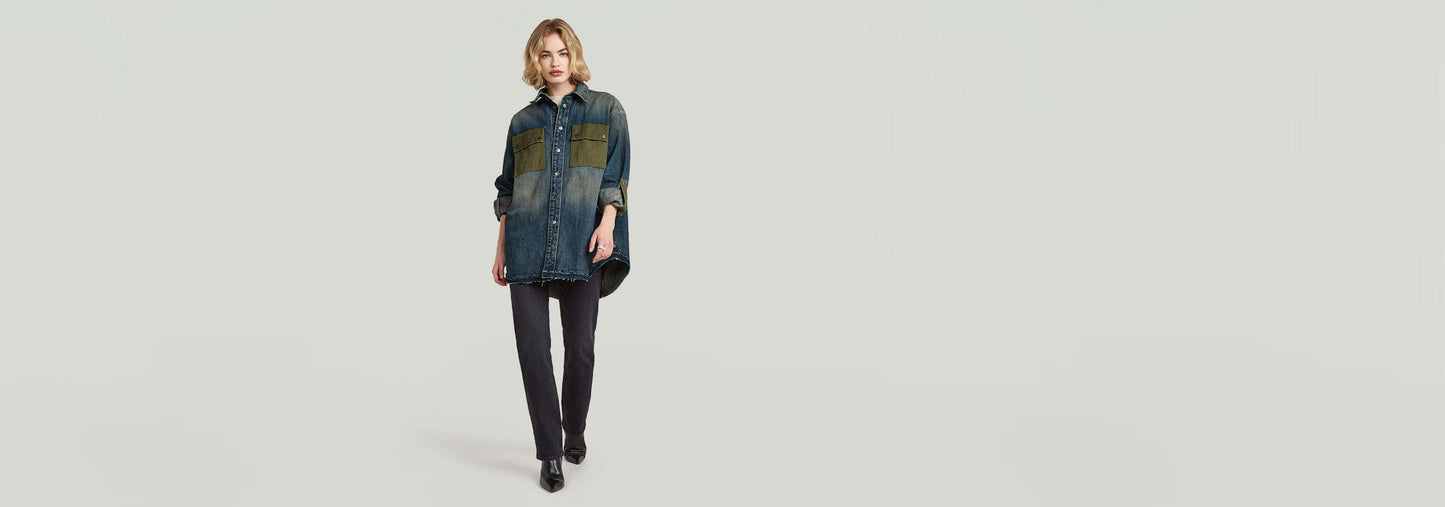 Sobrecamisa con paneles