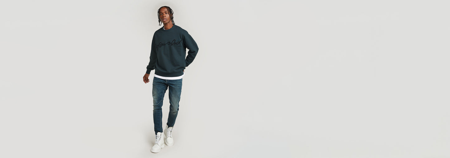 Sudadera Chenille G-Script Loose