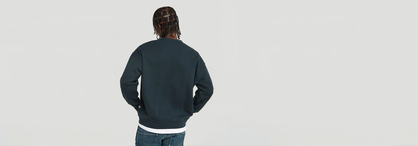 Sudadera Chenille G-Script Loose
