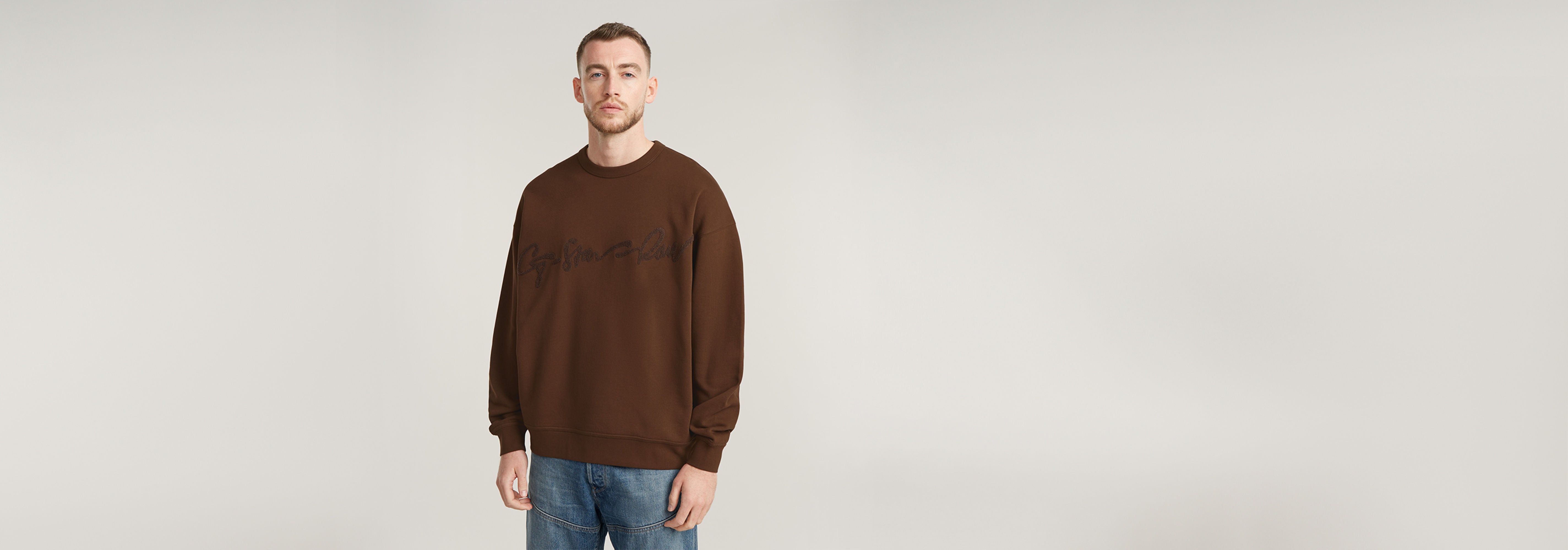 Sudadera Chenille G-Script Loose