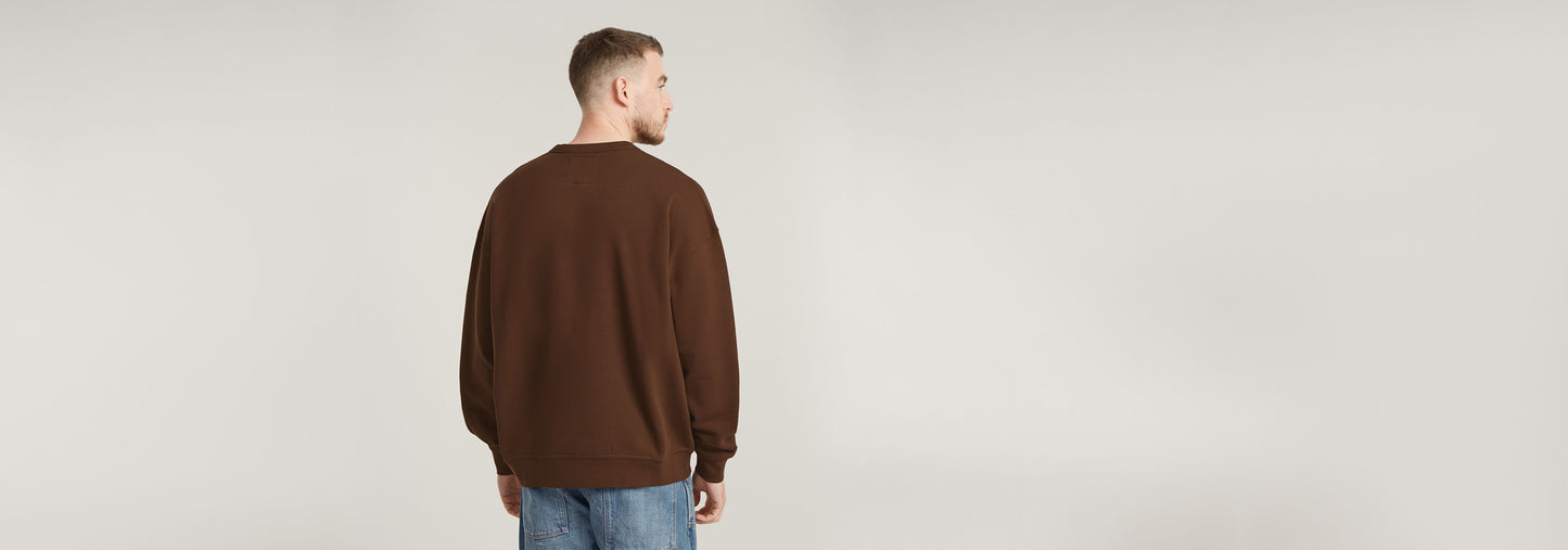 Sudadera Chenille G-Script Loose