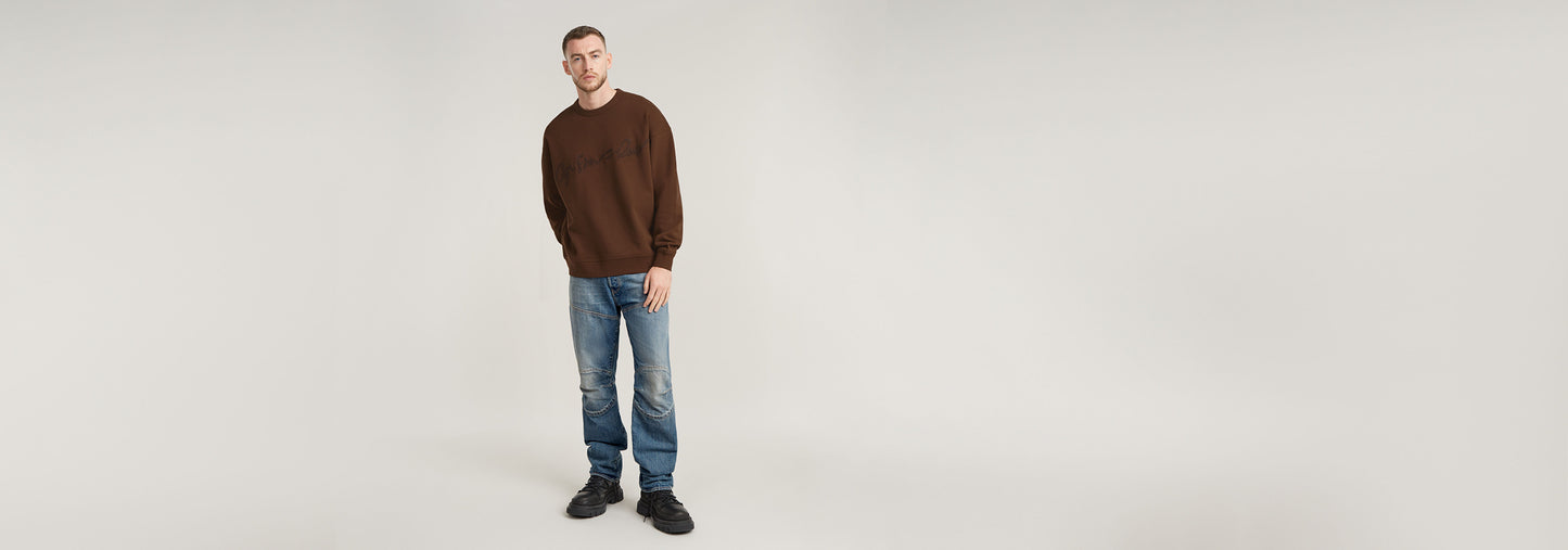 Sudadera Chenille G-Script Loose