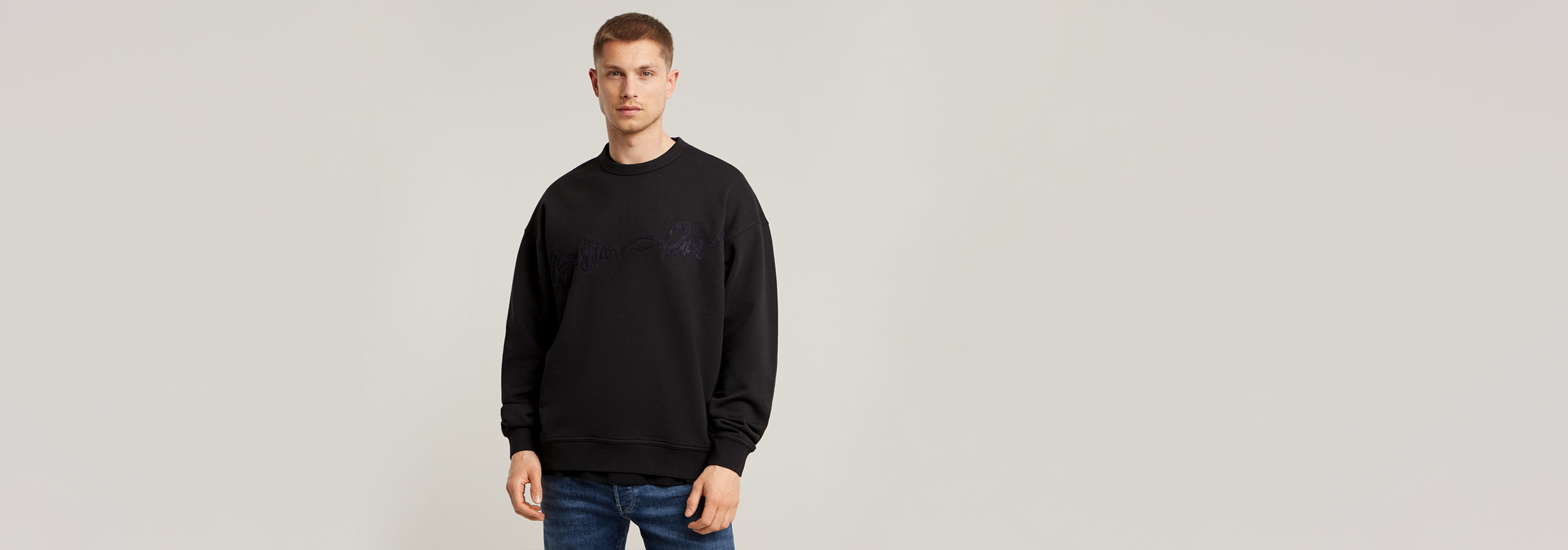 Sudadera Chenille G-Script Loose