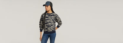 Sudadera Lace AOP Loose