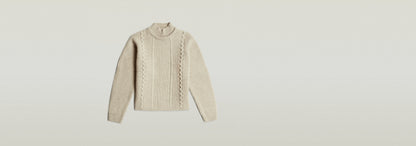 Suéter Cable Double Collar