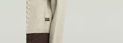 Suéter Cable Double Collar
