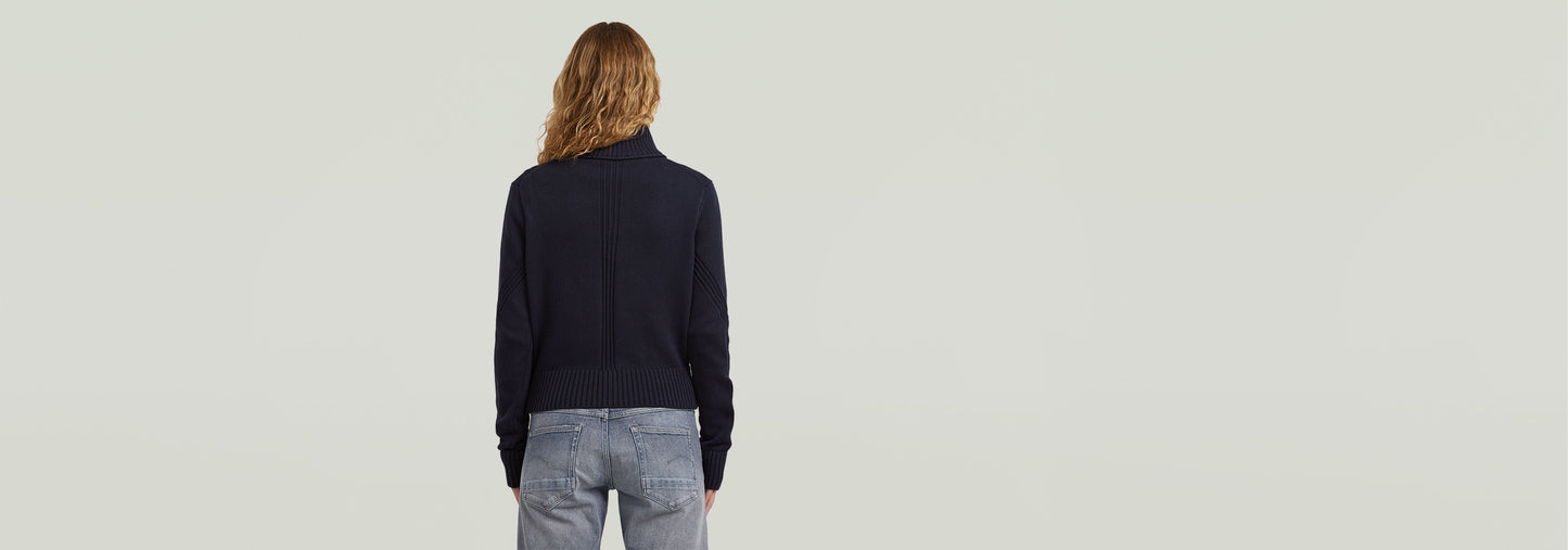 Suéter de punto Milano Half Zip