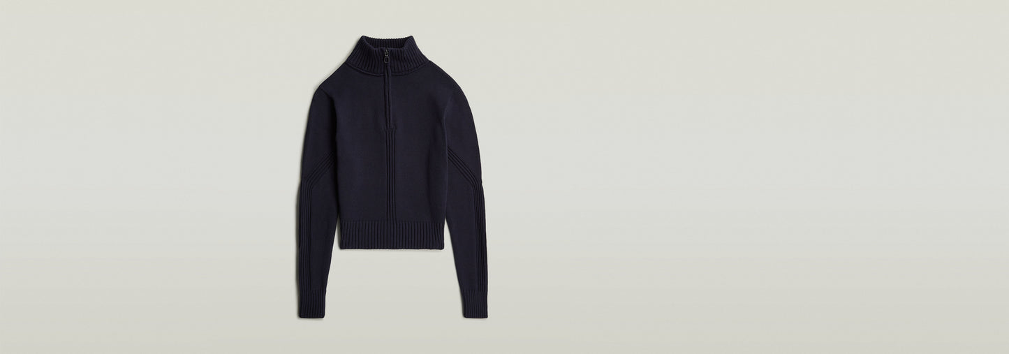 Suéter de punto Milano Half Zip