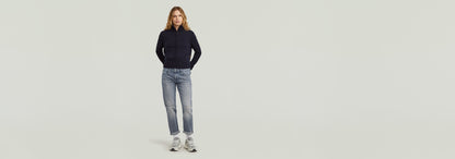 Suéter de punto Milano Half Zip