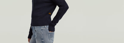 Suéter de punto Milano Half Zip