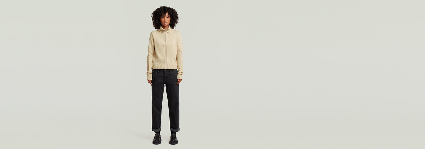 Suéter de punto Milano Half Zip