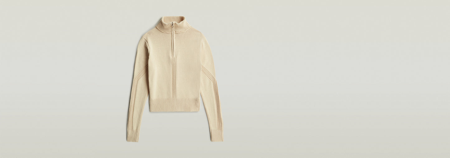 Suéter de punto Milano Half Zip