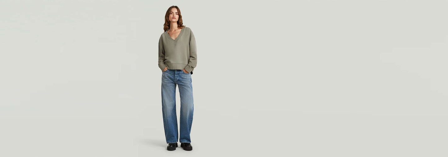 Suéter Sunfaded V-Neck Loose