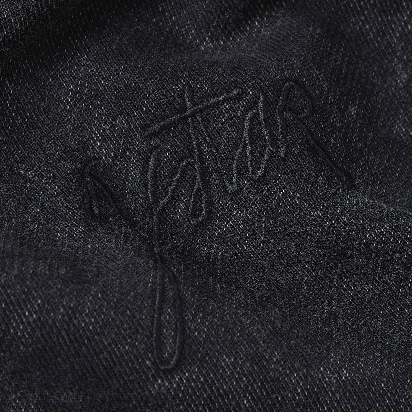 Suéter Washed A Line Script con capucha