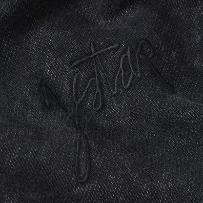 Suéter Washed A Line Script con capucha