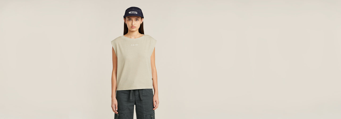 Top Mini G-Script Logo Overdyed