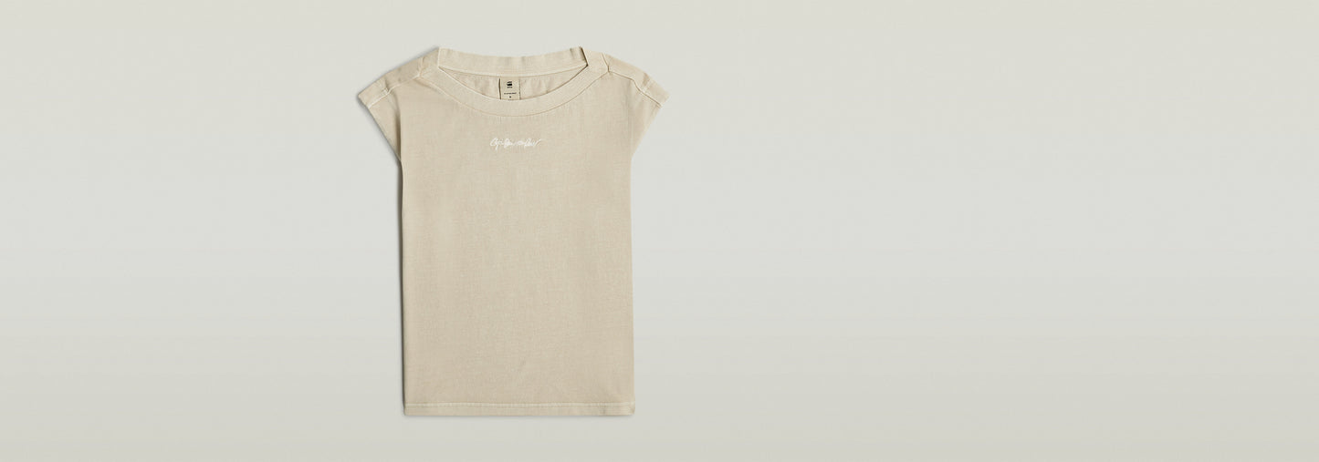 Top Mini G-Script Logo Overdyed