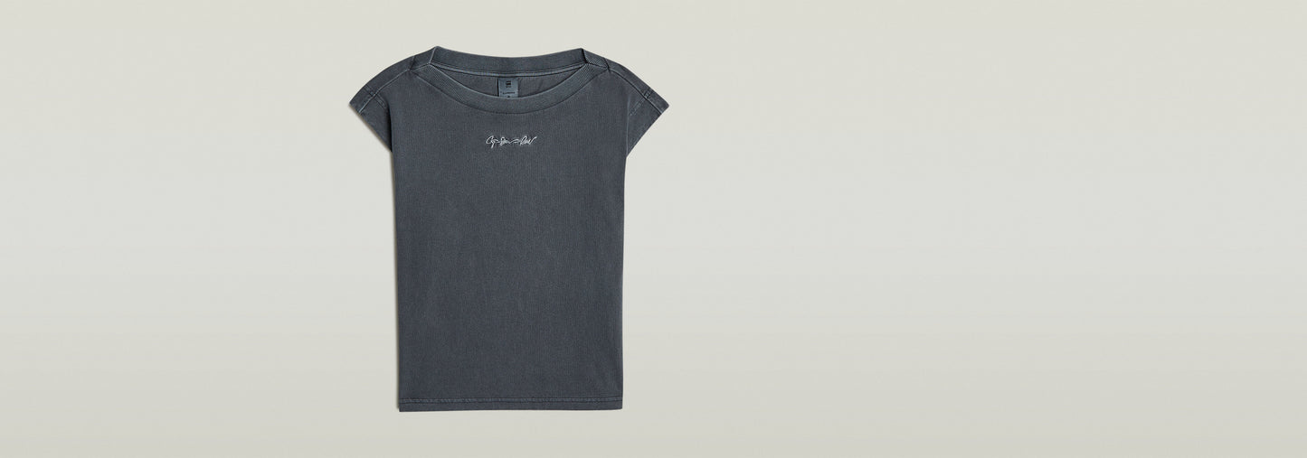 Top Mini G-Script Logo Overdyed