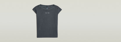 Top Mini G-Script Logo Overdyed