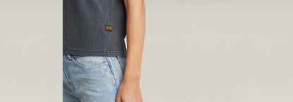 Top Mini G-Script Logo Overdyed