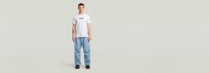 Jeans denim 3D plisados