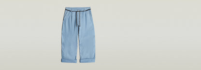 Jeans denim 3D plisados