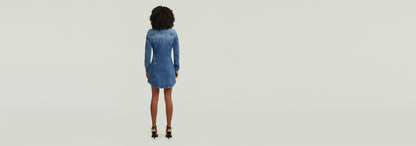Vestido Camisero Pitched Hem