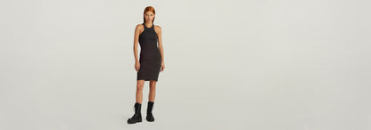 Vestido Slim Ribbed Tank