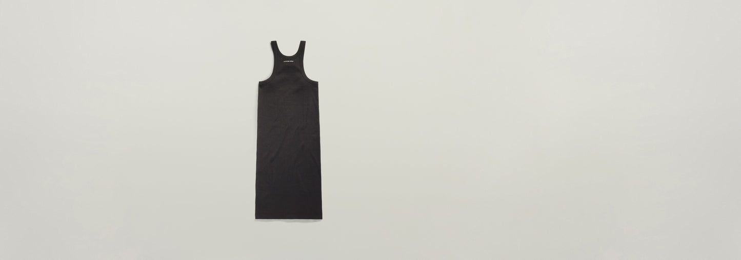 Vestido Slim Ribbed Tank