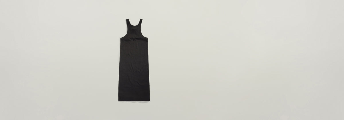 Vestido Slim Ribbed Tank
